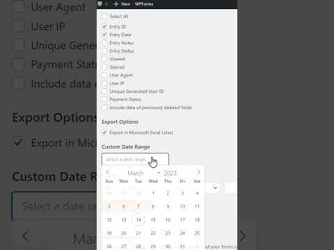 How to Export