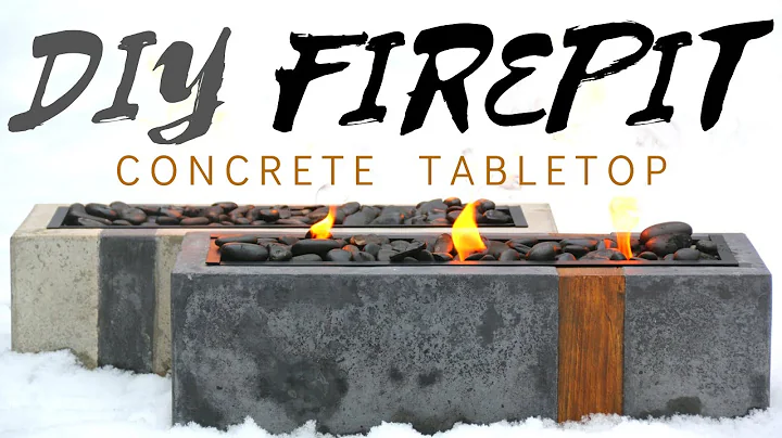 Concrete Tabletop Fire Pit - We Made All The MISTAKES So You Don't Have To!