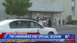 Tennessee lawmakers end session on protests, COVID liability