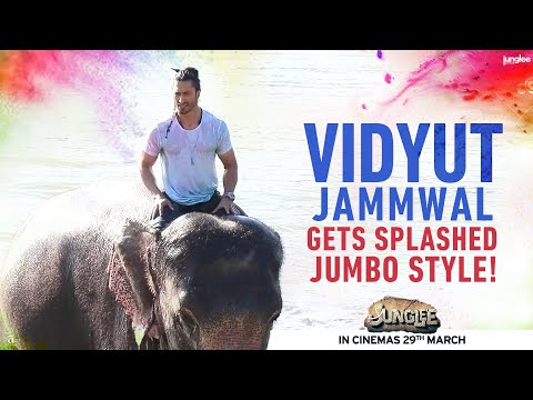 Junglee | Elephantastic Holi | Vidyut Jammwal | 29th March