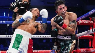 Gervonta Davis detonates an uppercut that KO's Leo Santa Cruz