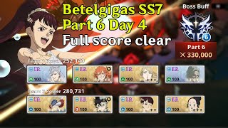 Betelgigas SS7 Part 6 Day 4 full score clear - Mereoleona / Basta, Charmy   Kahono | BCM Global