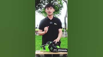 Máy cưa pin greenworks 40V cưa gỗ như cưa bún là có thật ? #greenworkstools