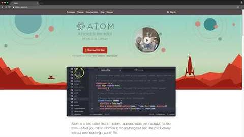 Mac OS   Install Atom Text Editor and Atom Runner and Custom Theme