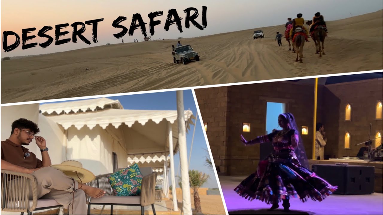 desert safari in the Thar Desert | Jaisalmer | Tent Stay In Jaisalmer | maulik bhabhor 