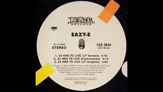 Eazy E  24 Hrs To Live 1998  Vinyl