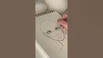 Draw a face with me #sketch #tutorial #drawing #artist #cutedrawing #howtodraw #tipsfordrawing