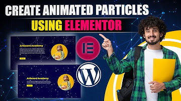 Animated Particles Effect in Wordpress Website Using Elementor 2025