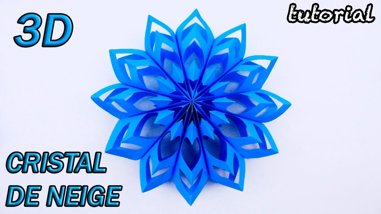Décorations Flocons De Neige 3D à Suspendre - Lot De 6 - Diamètres 15,20,25 Cm - Papier