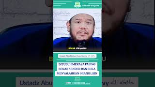 DITUDUH MERASA PALING BENAR SENDIRI Ustadz Abu Haidar As-sundawy حافظه الله #cibarusahmengaji