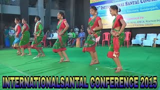 INTERNATIONALSANTAL CONFERENCE 2015 Dance no 1 | NEW santali song -- @BijoyMajhi