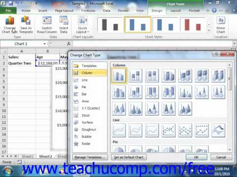 Custom Charts In Excel 2010