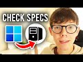 How to check pc specs  full guide