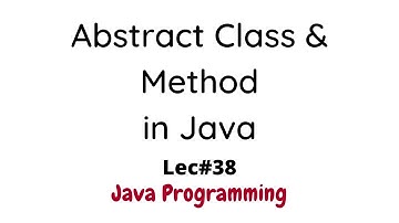 Abstract Class and Abstract Method in Java with Solved Example