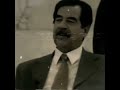 الرئيس صدام حسين أ ريد أن اجاوب بوش الصغير