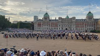 The Massed Bands Of Hm Royal Marines Beating Retreat 2022