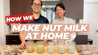 Homemade Nut Milk! || Cashew, Hazelnut, Walnut, Pistachio, Macademia Flavors  || Chefwave Milk Maker