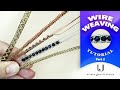 PART 2, Basic Wire Weaving Patterns, Wire Wrapping Tutorial for Beginners