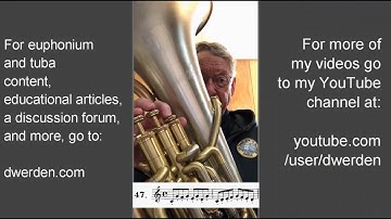 Arban Exercise: Breath Control and Technique for Euphonium Baritone Trumpet or Cornet