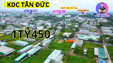 chính chủ gửi bán lô đất đẹp giá cực rẻ 5x25 1tỷ450 thuộc KDC Tân Đức - Đức Hòa - Long An