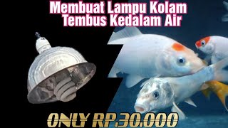 PENCAHAYAAN UNTUK KOLAM IKAN KOI DPRASETYO ZONE