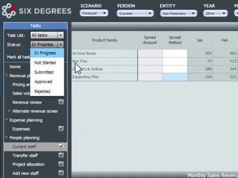 Six Degrees - Navigation, task lists and workflow - YouTube