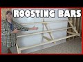 Shed to chicken coop conversion | Roosting bars