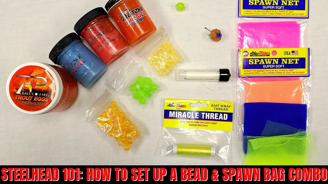 Steelhead 101 How To Set Up A Bead and Spawn Bag Combo 