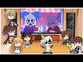 Afton family + Ennard & Glitchboi reacts to Piggy Memes || Gacha club || FnaF