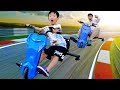 드리프트 바이크 타고싶어요! 예준이와 아빠의 전동 오토바이 장난감 슈퍼바이크 Drift Bike Power Wheel Super Car