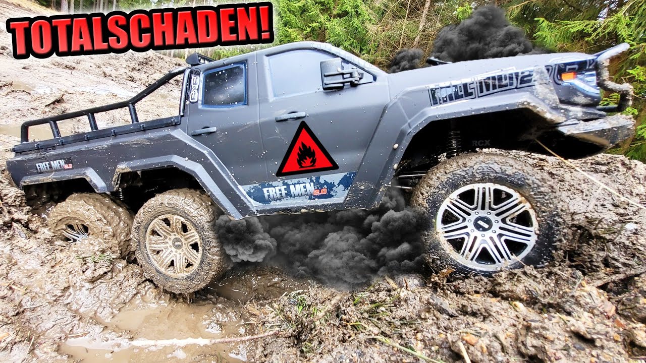 MOTOR ÜBERHITZT und fängt an zu QUALMEN beim neuen 6x6 FAHRZEUG!