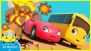 Beware of the Erupting Volcano! | Go Buster | Baby Cartoons | Kids Videos | ABCs and 123s