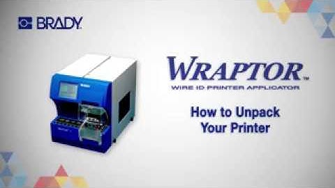 Brady Wraptor: How to unpack