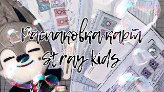 💙 Распаковка k-рор карт Stray kids| Бан Чан и др. | k-pop unpacking stray kids photocard