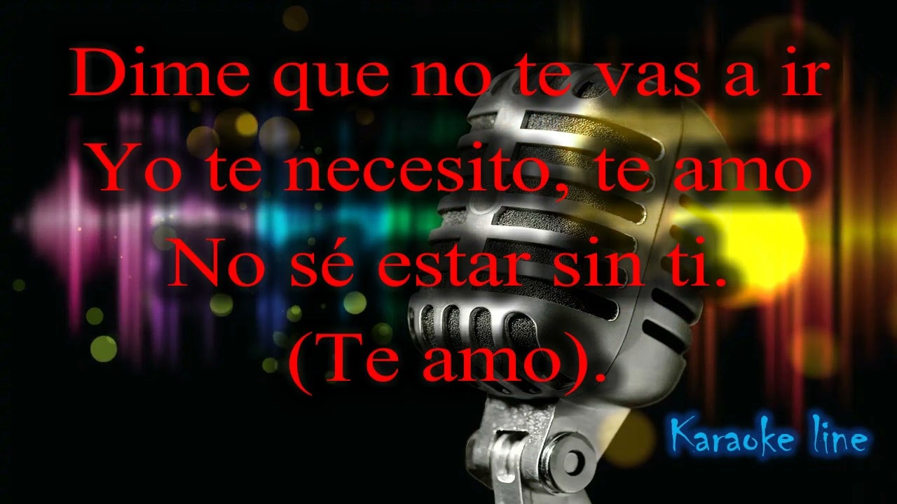 Karaoke Chicos Aventura Te Amo