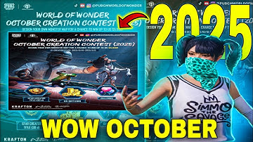 WOW October Creation Contest 2025 | How to Create Monster Carnival Map & Win $5000 | Ful Guide #pubg