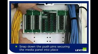 Leviton 47603-24P 24-Port Structured Media™ Panel - YouTube