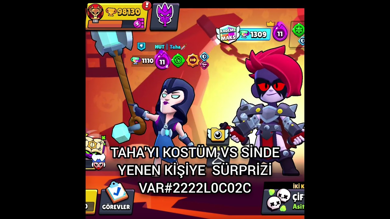 Taha'yı kostüm vs sinde yenen kişiye sürprizi var#2222L0C02C