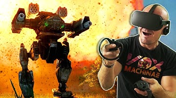 THE BEST VR MECH SIMULATOR 2018? | VOX Machinae VR Gameplay (Beta)