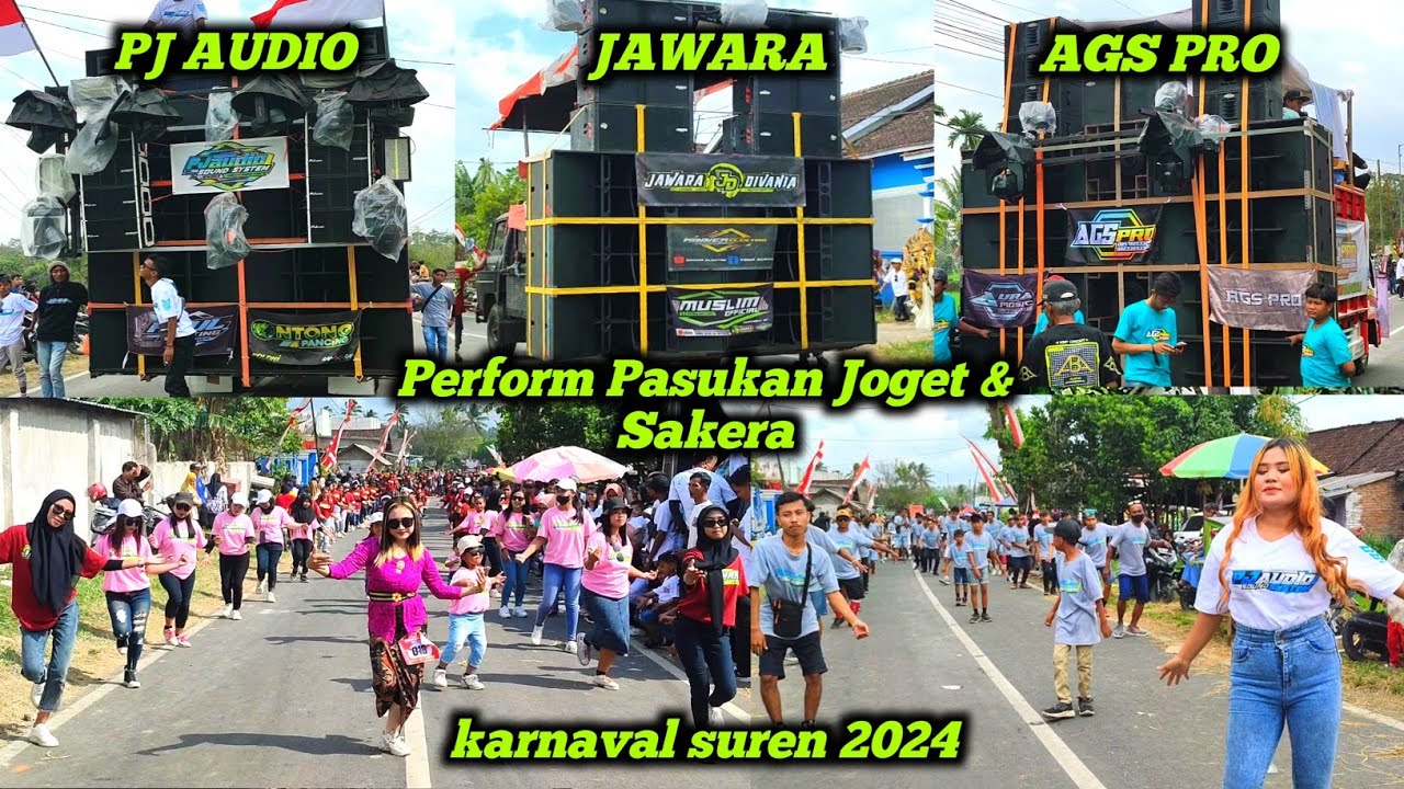 PJ AUDIO & JAWARA Ft Pasukan Joget Bersama AGS PRO Ft Sakera Suren