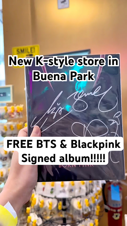 Free BTS and Blackpink signed album?! WHAT?!? #kpop #koreanstyle more in description