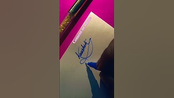 Kaushik name autograph #cursive #signatureideas #calligraphy #shorts ✍🏻✍🏻✍🏻