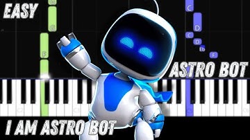 Astro Bot - I Am Astro Bot (Easy Piano Tutorial)