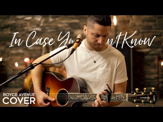 In Case You Didn't Know - Brett Young (Boyce Avenue acoustic cover) on Spotify u0026 Apple class=