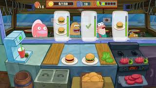 SpongeBob - Krusty Cook Off (집게리아 Level 1~10) screenshot 3
