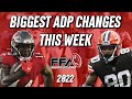 Latest News and ADP Changes - 2022 Fantasy Football Advice