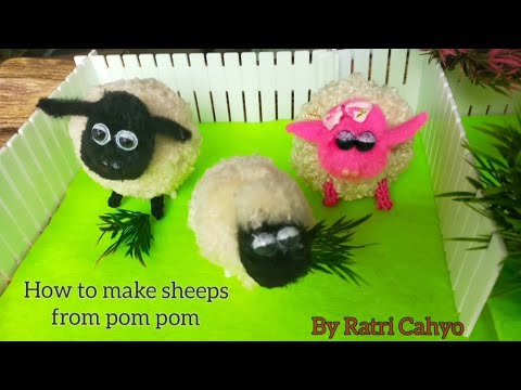 Video: Cara Membuat Domba Dari Kain Kempa, Pom-pom Dan Bahan Lainnya