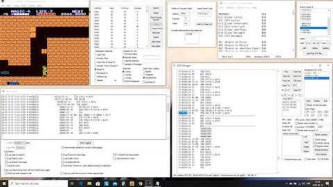 NES Game Genie Hacking: Zelda 2 - Walk Through Walls