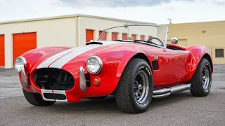 1966 Shelby Cobra Replica 428ci V8 Walk-around Video