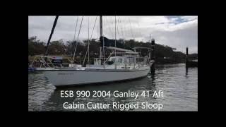 2004 Ganley Steel Aft Cabin Cutter Rigged Sloop ESB 998